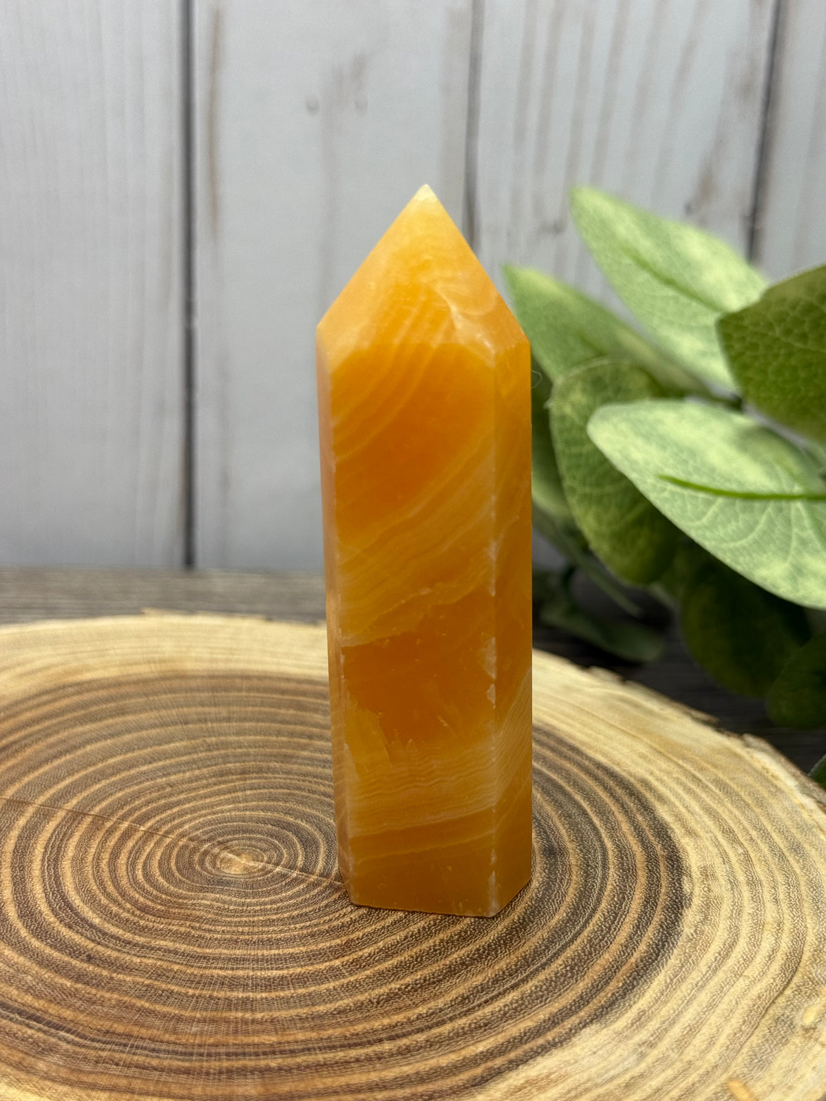 Orange Calcite Tower