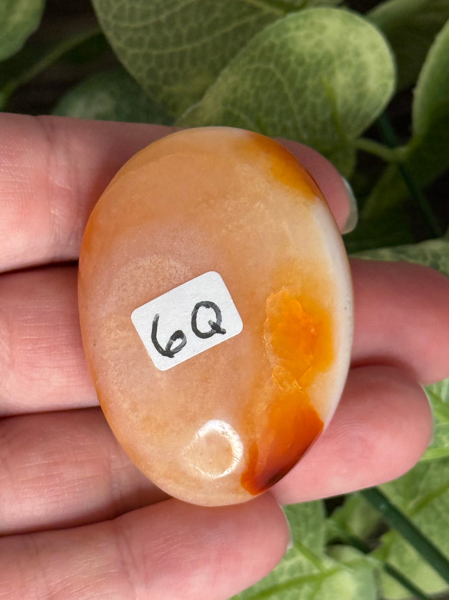 Carnelian Palm Stones