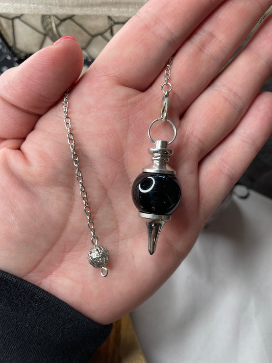 Pendulum Round  - Obsidian