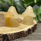Crystal Ghost Carving With Mushroom Hat
