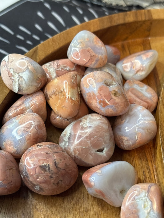 Red Agate Tumbles