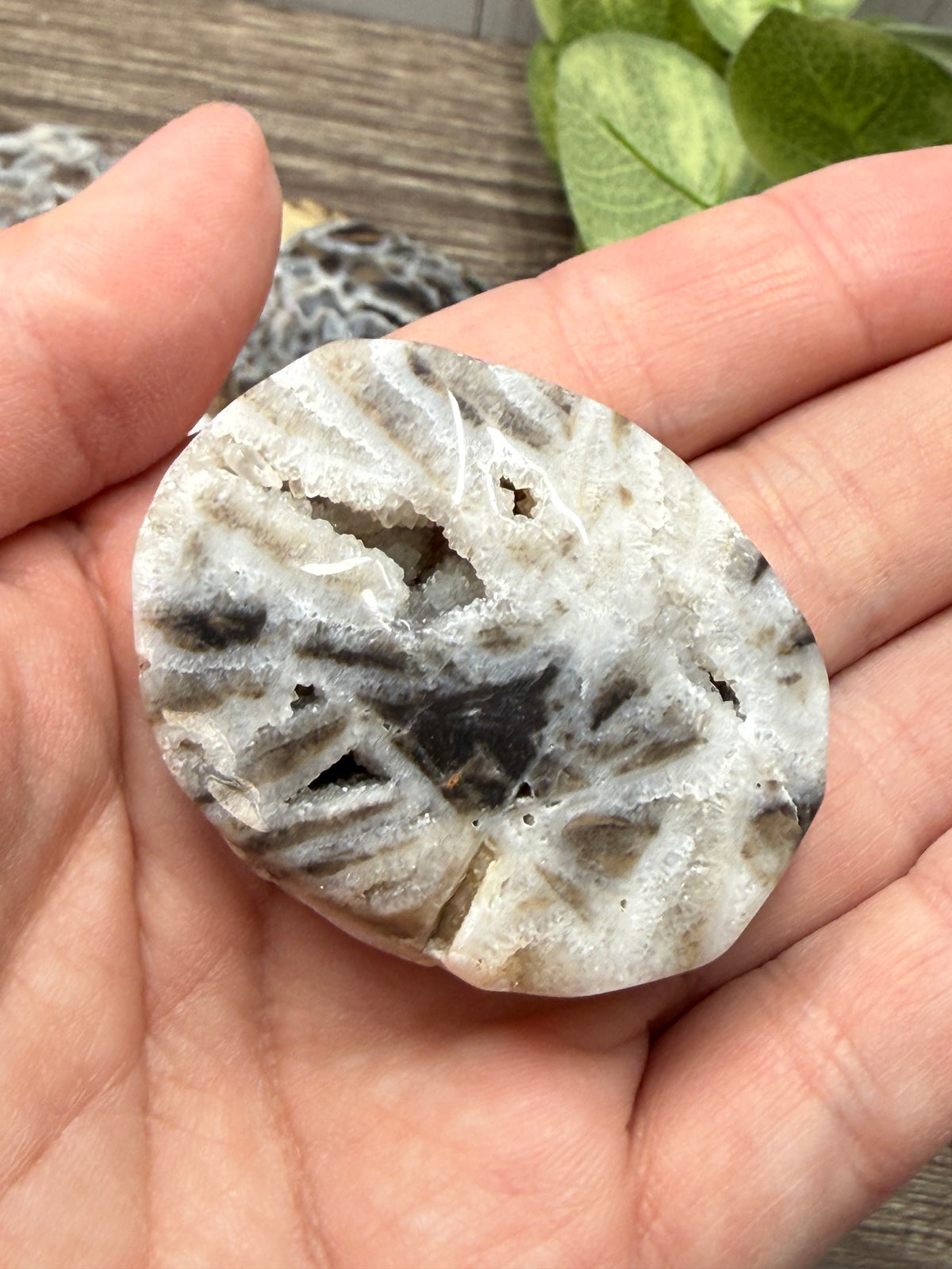 Sphalerite Palm Stones