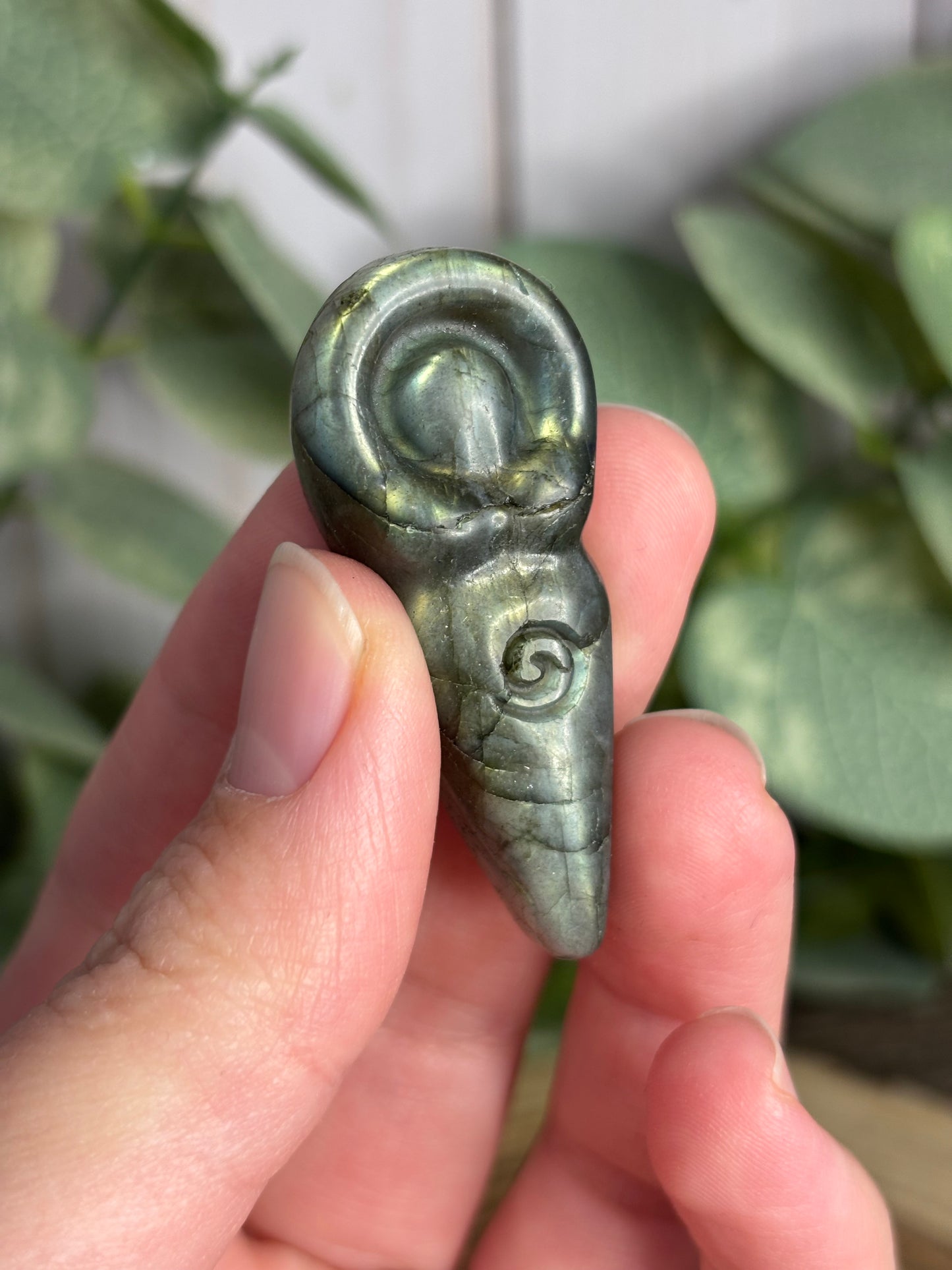 Goddess Labradorite Carving