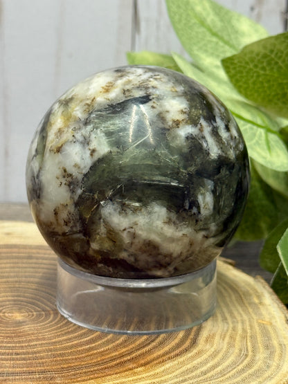 Green Mica Sphere