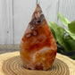 Carnelian and Flower Agate Freeforms