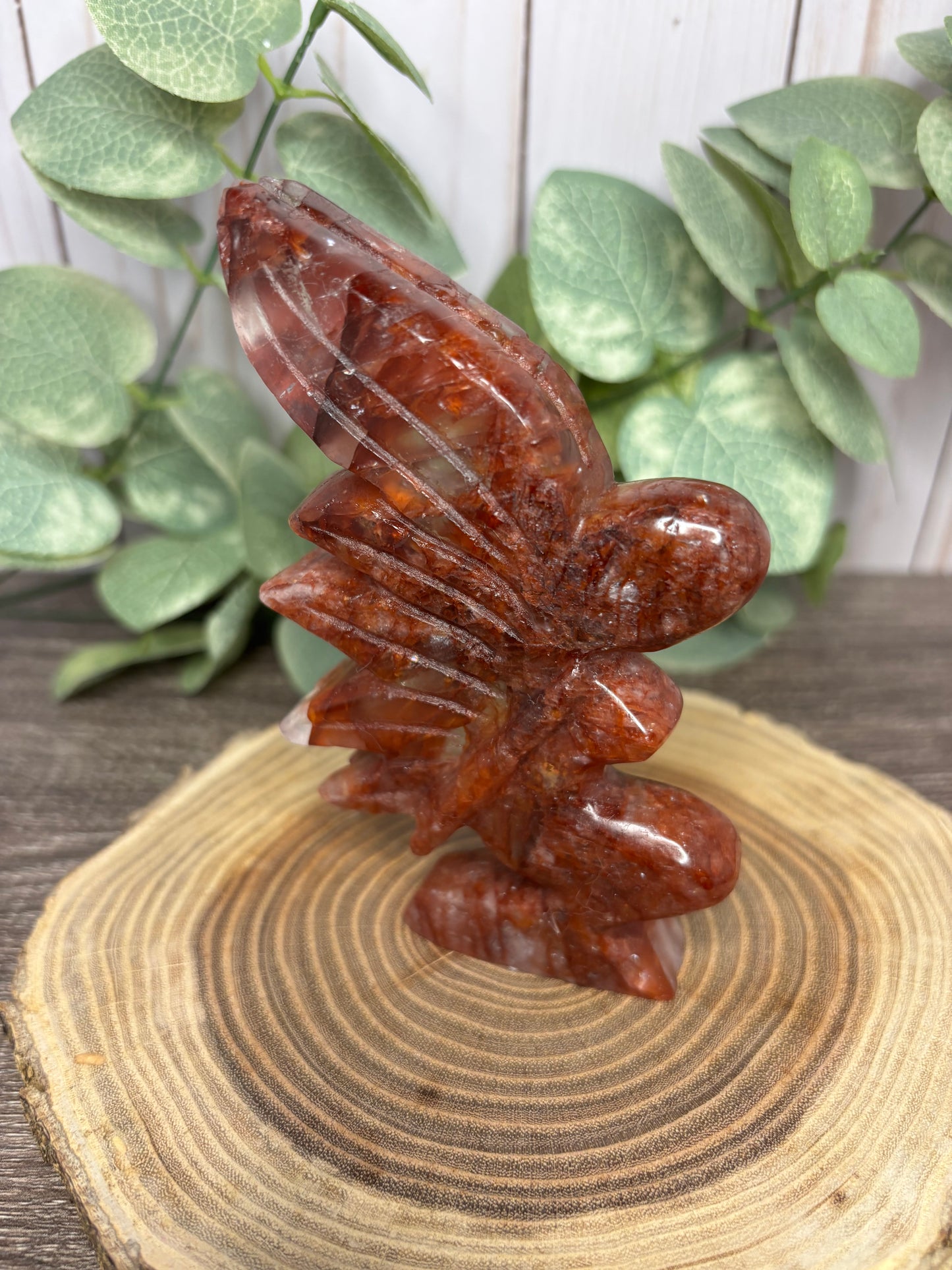 Fairy Fire Quartz Carving