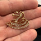 Snake Pin - Brown