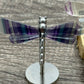 Small Dragonfly Wings on Stand - Fluorite