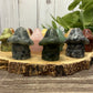 Crystal Ghost Carving With Mushroom Hat