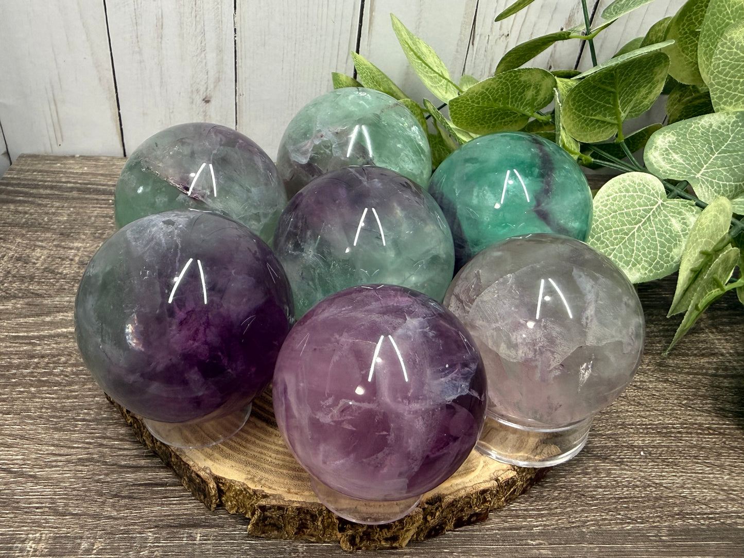 Candy Fluorite Spheres