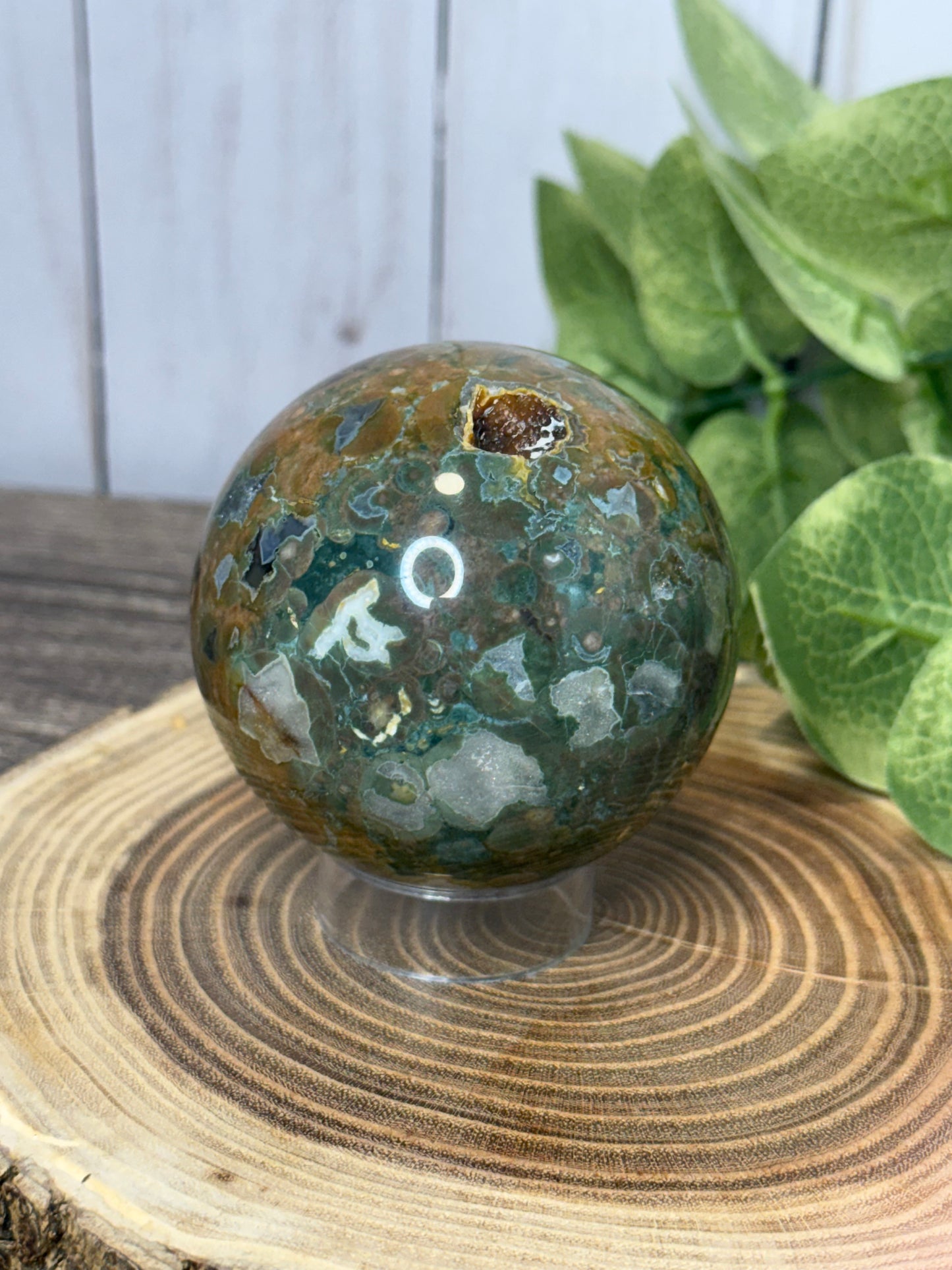 Rainforest Agate Sphere
