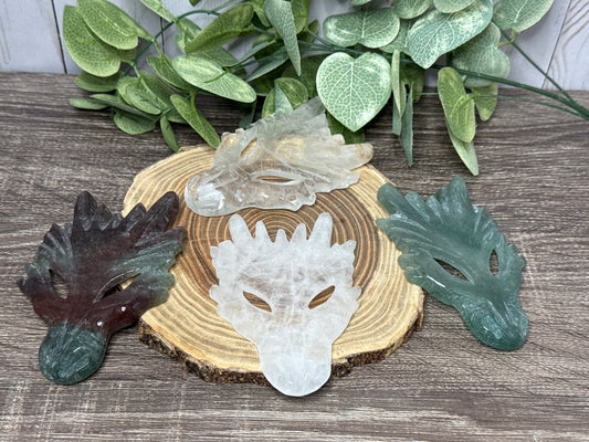 Dragon Mask Carvings