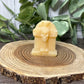 Tombstone/Headstone with Skull Crystal Carving