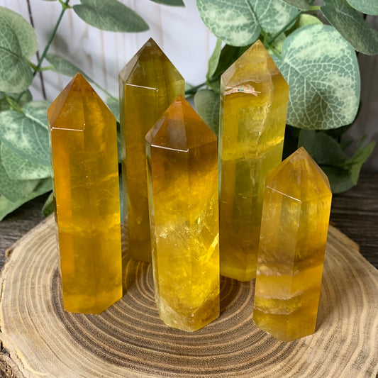 Fluorite Towers - Yellow