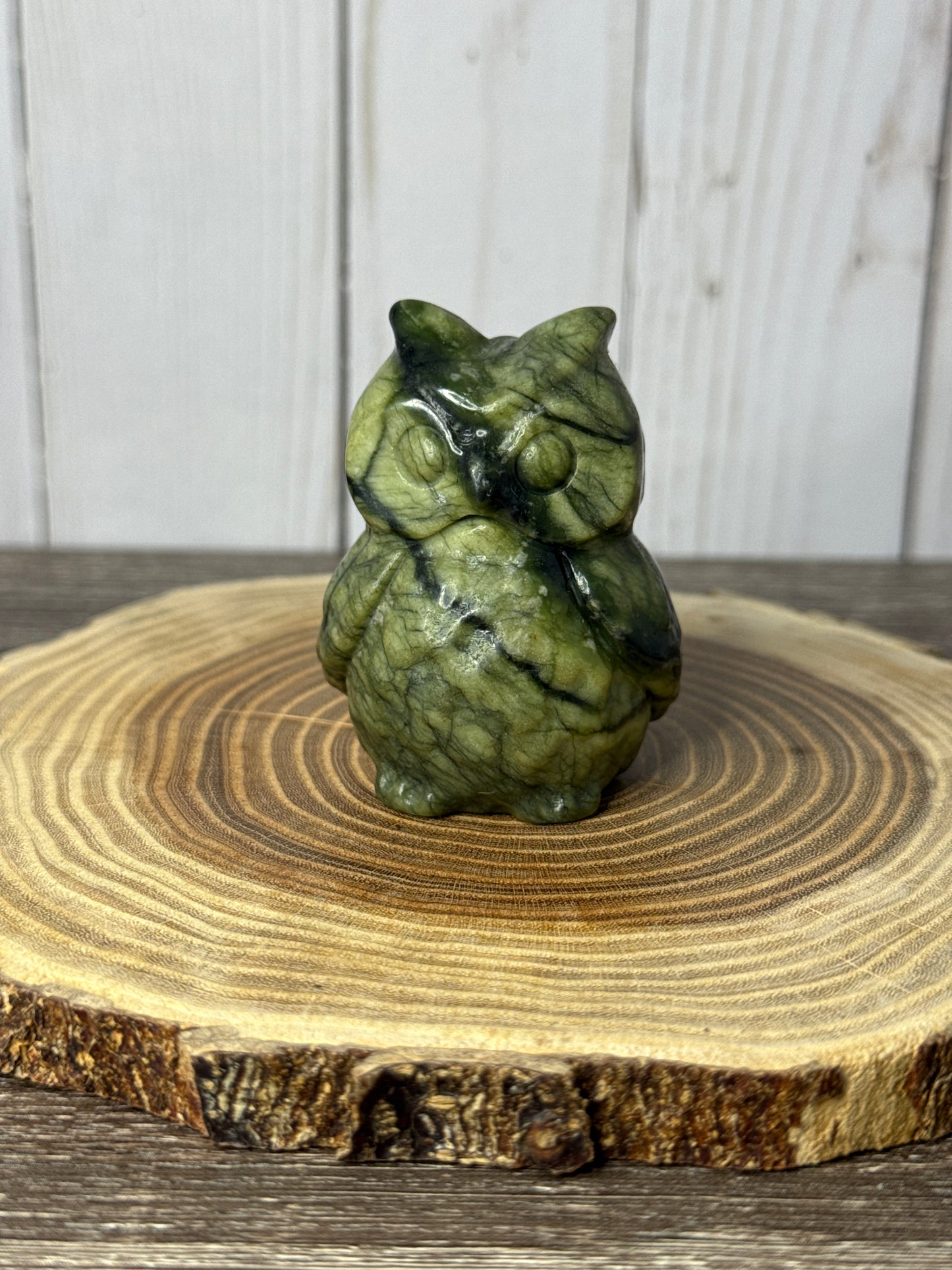 Owl - Green Jade