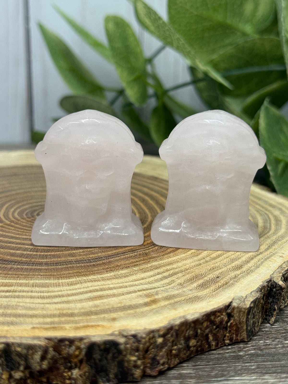 Tombstones / Head Stones with a Skull Engraved - Halloween Carving