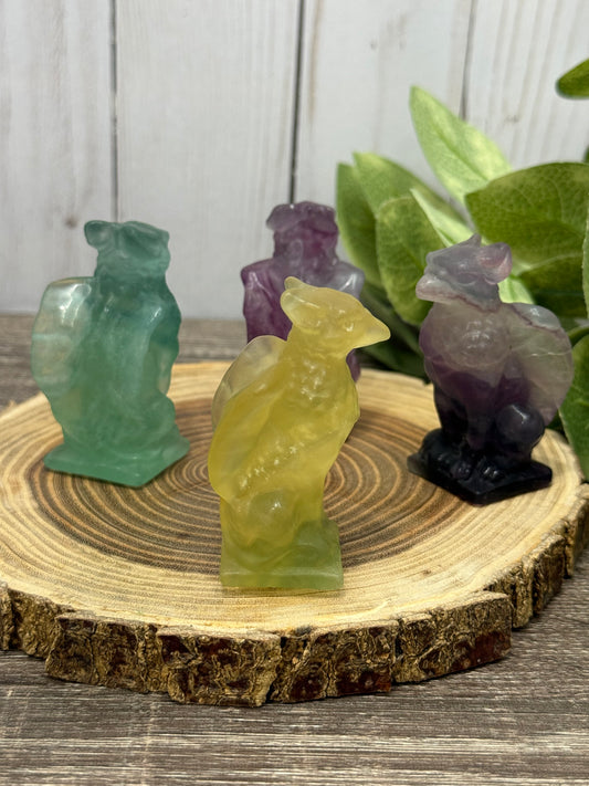 Griffin Flourtite Carving