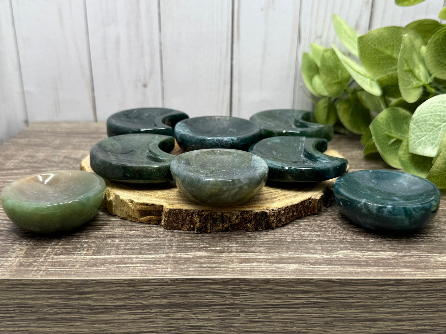 Moss Agate Bowls