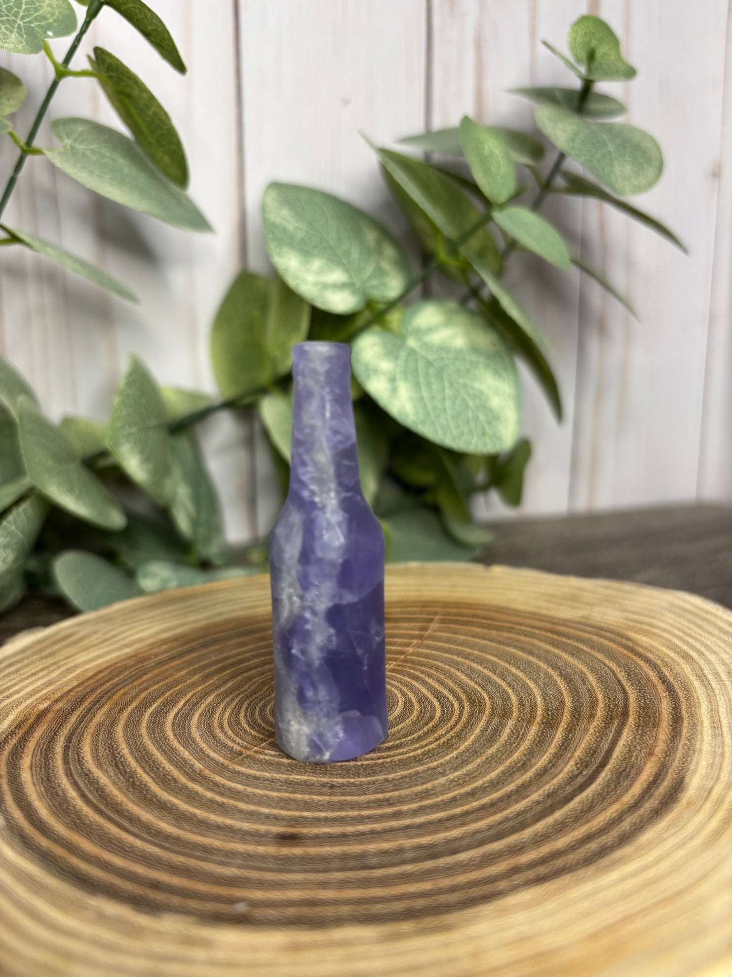 Fluorite Bottle Carving