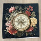 Floral Compass Pillow Case