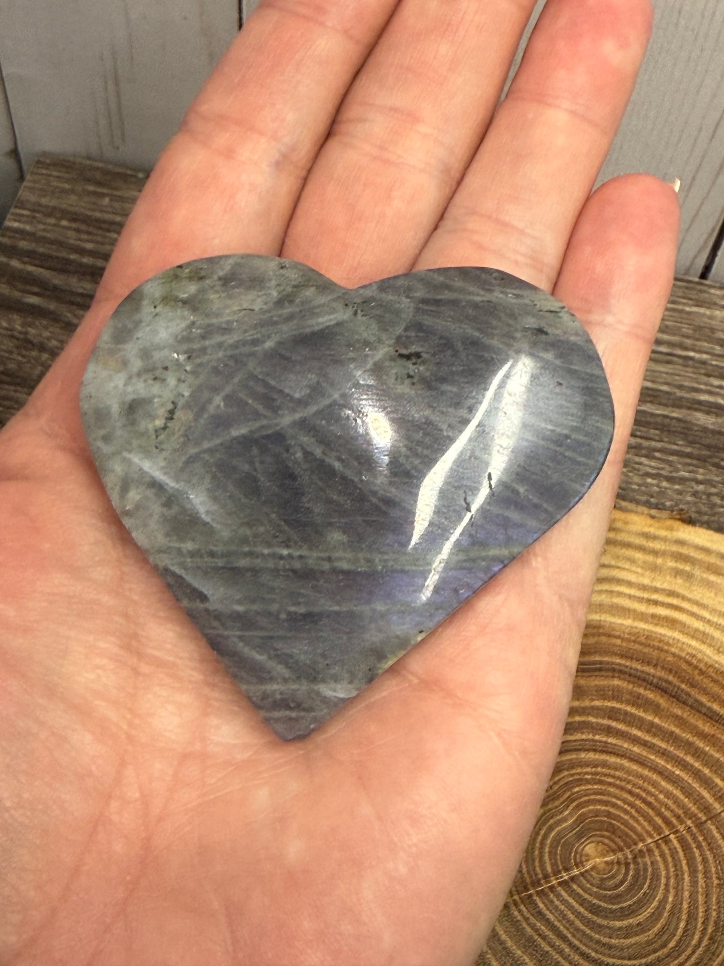 Labradorite Hearts