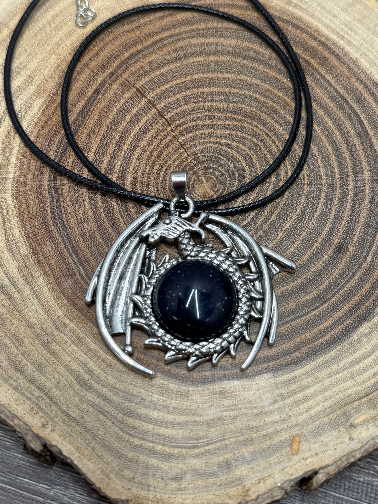 Dragon Round Pendant (Large)