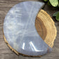 Blue Rose Quartz Large Moons (no stands)