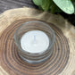 Glass Tea Light Candle Holder