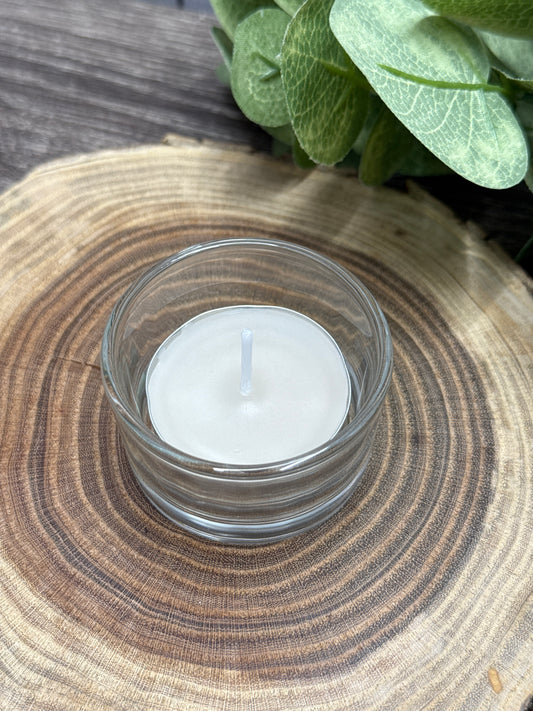 Glass Tea Light Candle Holder