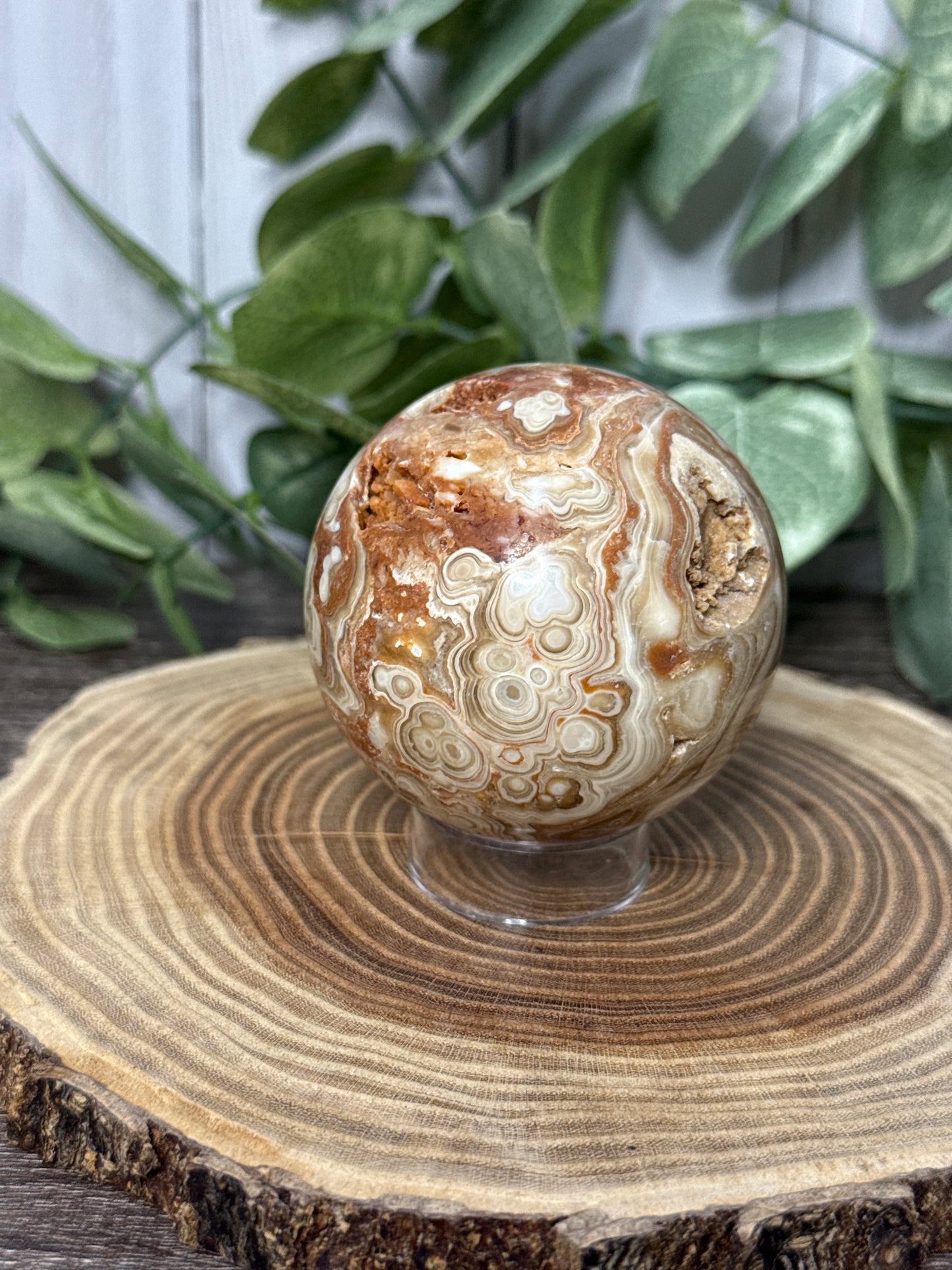 Chocolate Calcite Spheres
