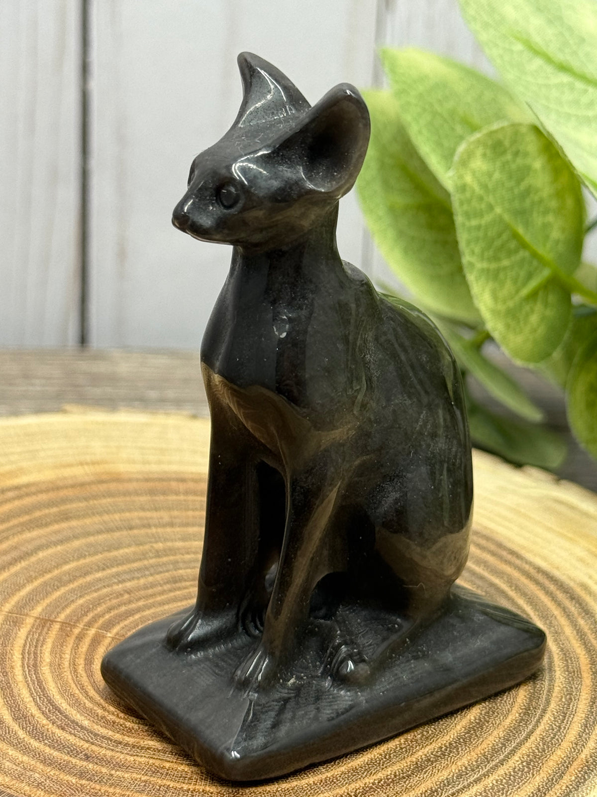 Bast (Bastet) Sphinx Cat Carvings