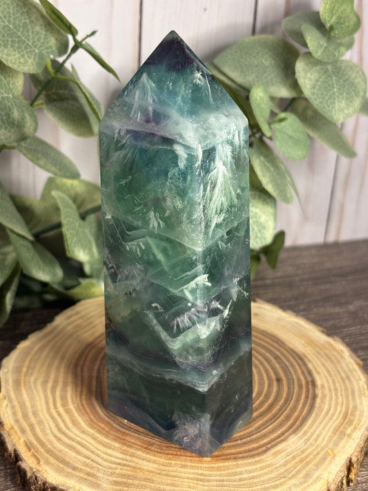 Snowflake/Feather Fluorite Towers