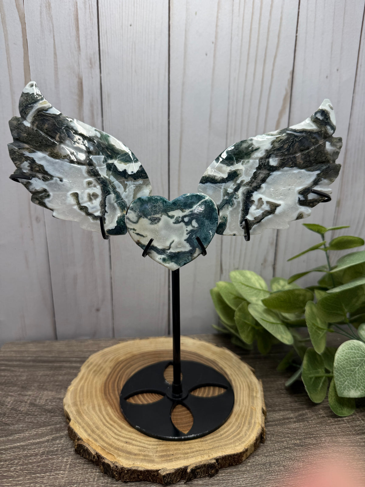 Heart With Wings on Stand