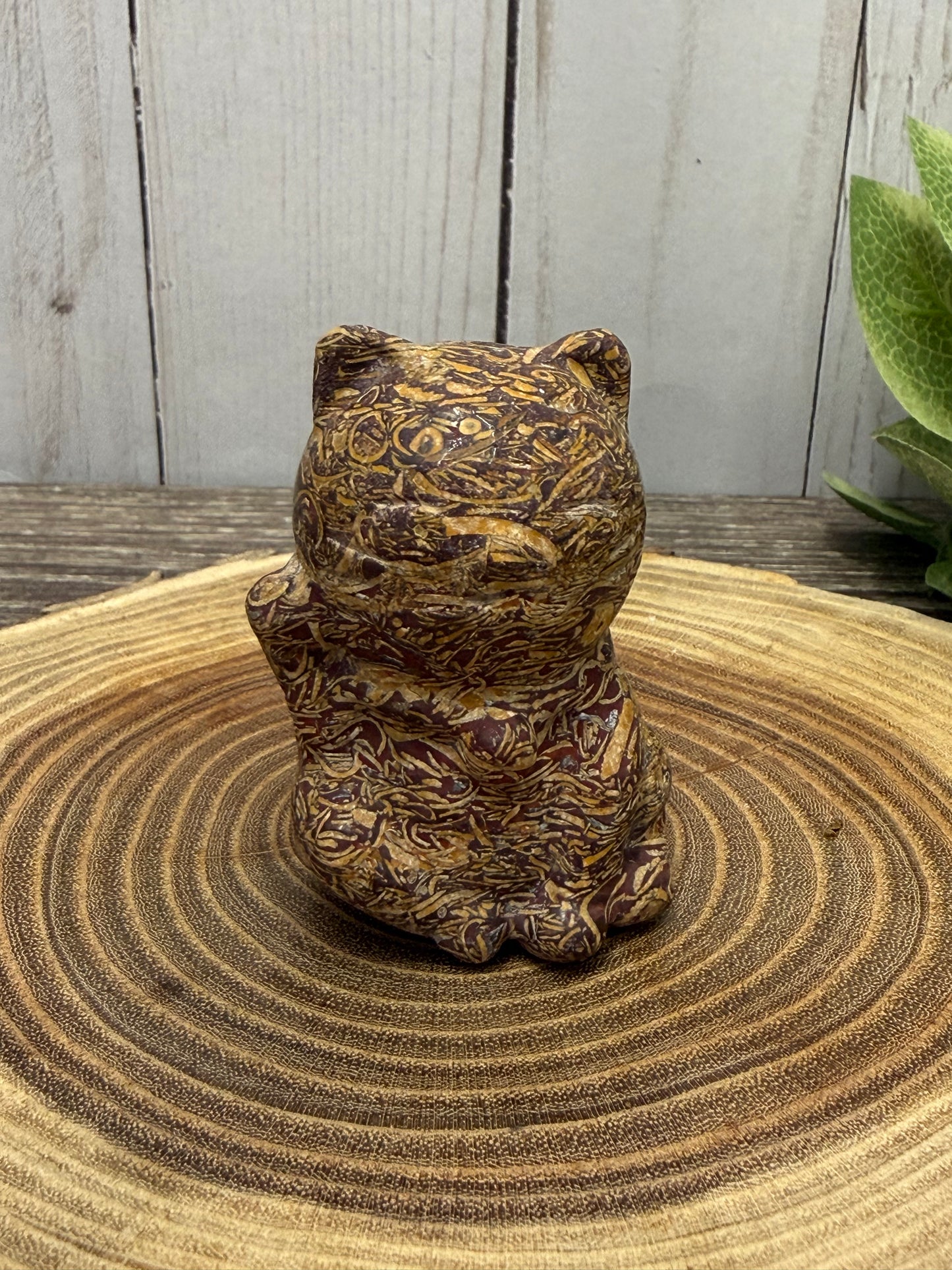 Lucky Cat Carvings