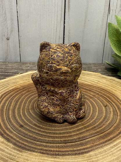 Lucky Cat Carvings