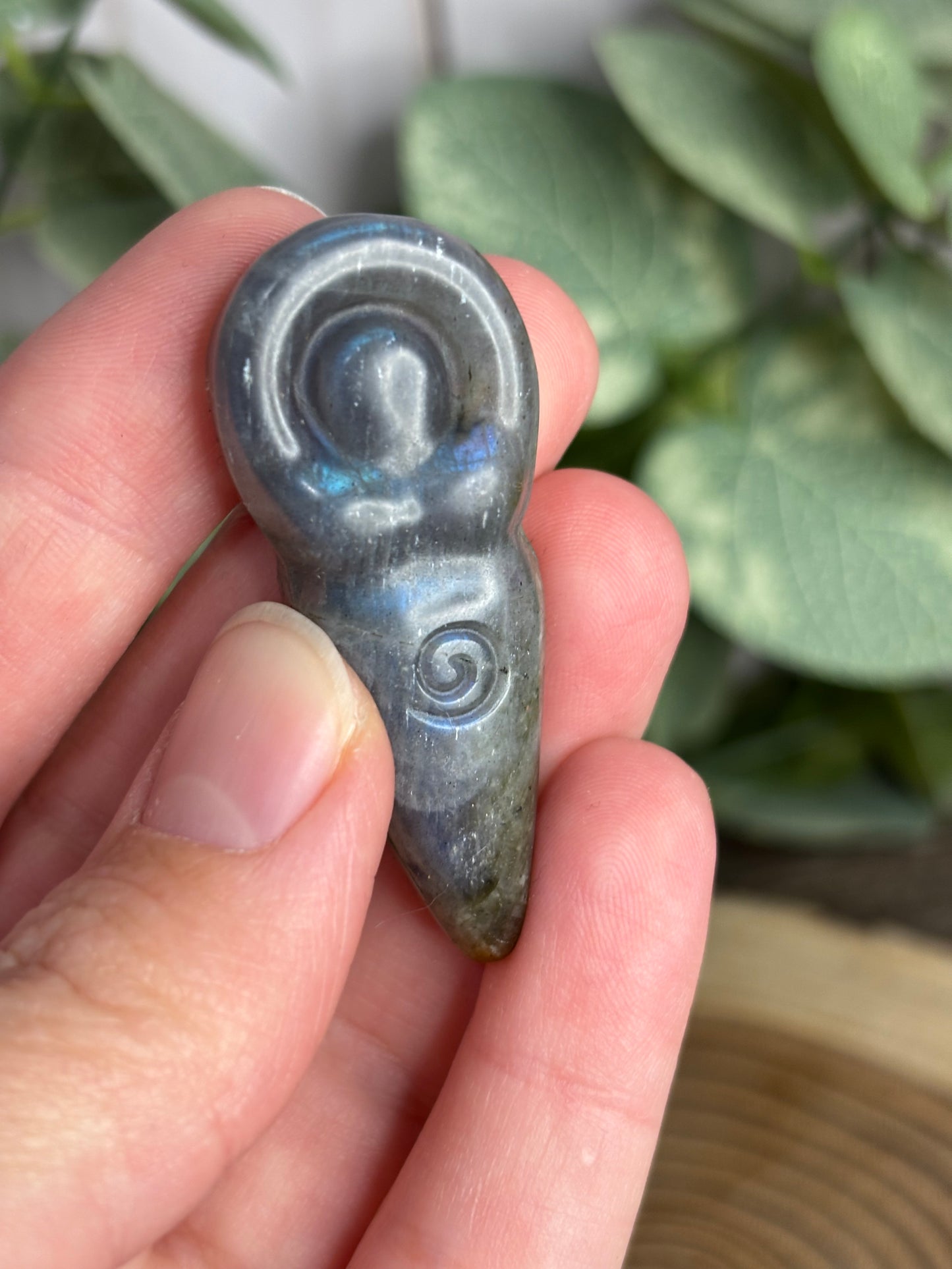 Goddess Labradorite Carving