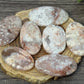 Pink Amethyst Palm Stones
