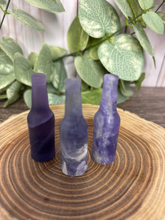 Fluorite Bottle Carving