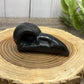 Obsidian & Yooperlite Bird Skulls/Head Carvings