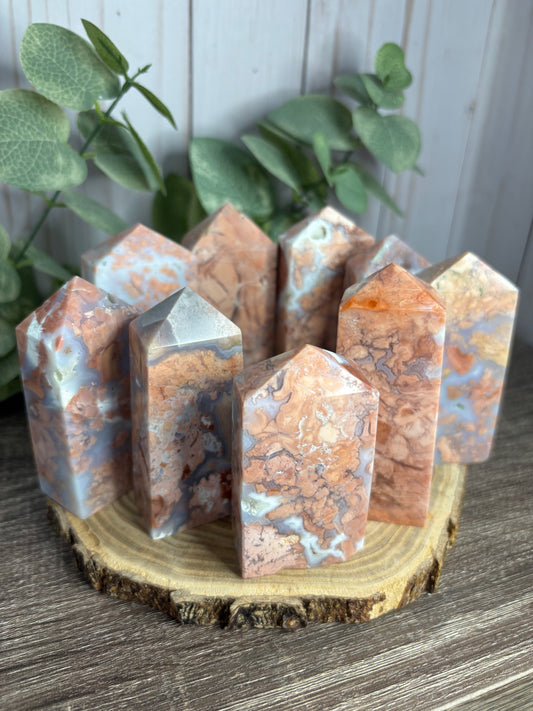 Pink Agate Towers