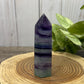 Purple and Green Fluorite Towers