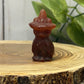 Crystal Cats with Hats Carvings
