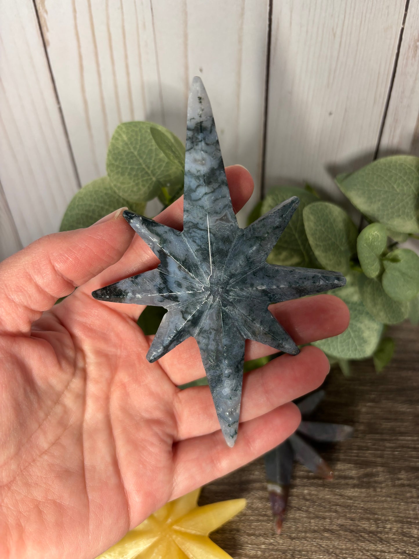 Christmas Star Crystal Carving