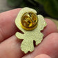Crow & Rose Moon Pin