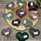 Fluorite Carved Hearts