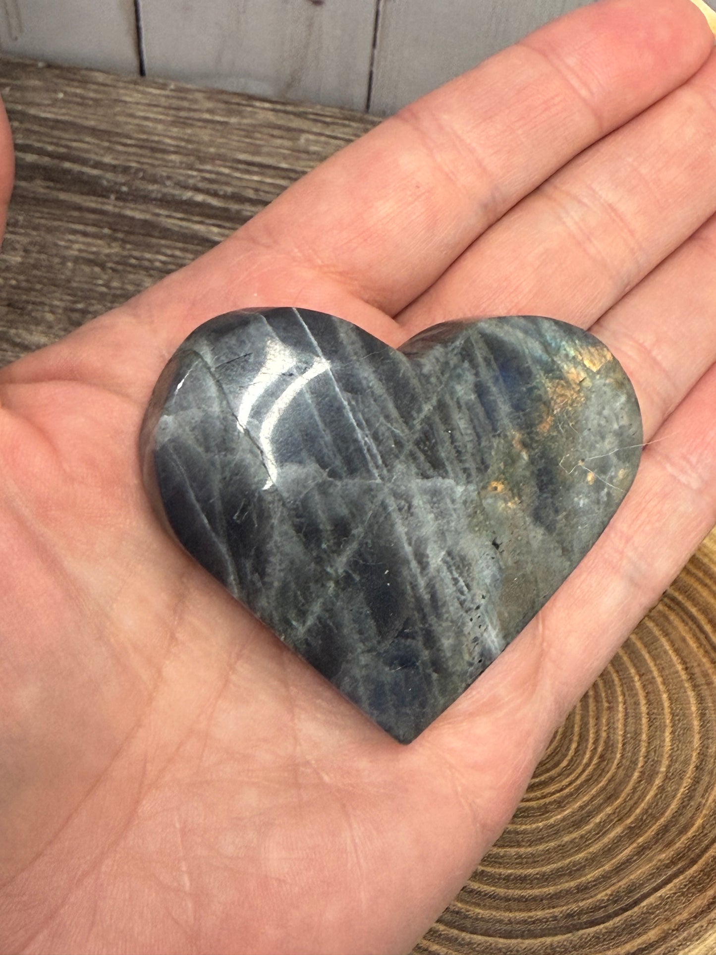 Labradorite Hearts