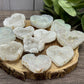 Druzy Geode Agate Hearts