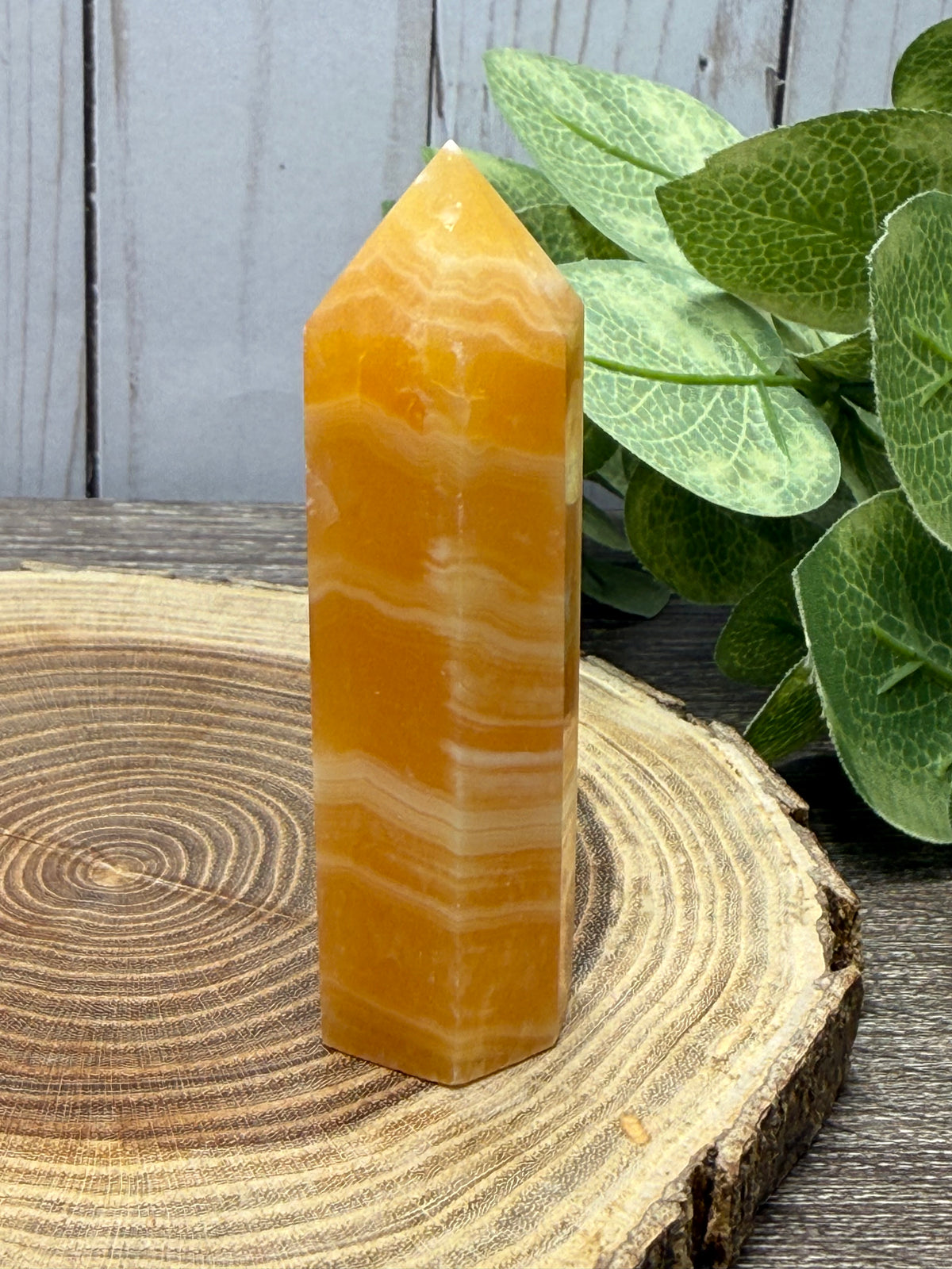 Orange Calcite Tower
