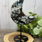 Moss Agate Moons on Stands (larger)