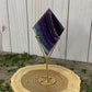 Fluorite on Stand - Diamond Shape